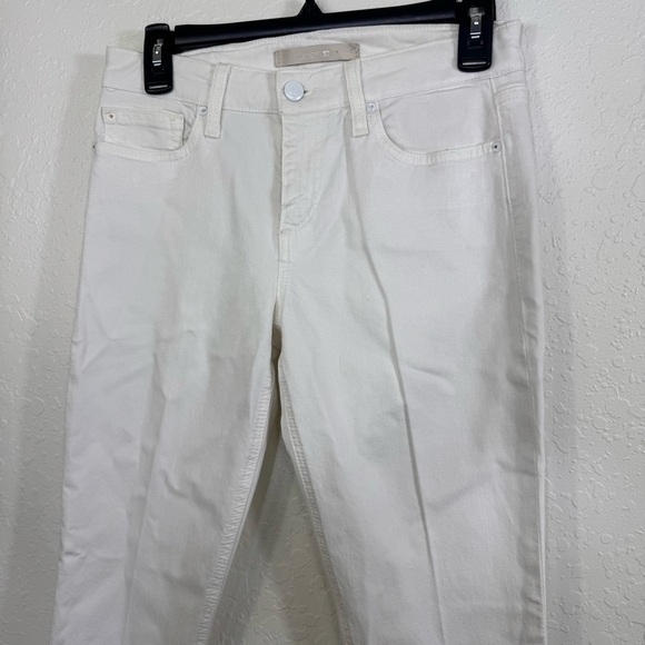 Joe's Jeans Annie White Ankle Cropped cuffed size 27 causal Denim Jeans - Picture 3 of 9
